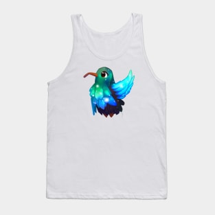 Cute Hummingbird Drawing Tank Top